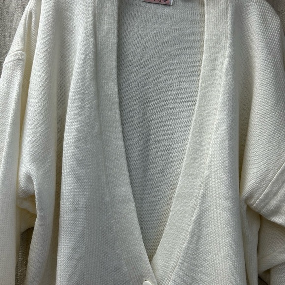 Pacific Place Plus /Off White/ NWOT V- Neck/ button down / pockets/ size 1X - Picture 5 of 11